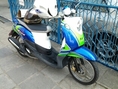 Fino 2 เกจ์ รุ่นSport ปี2012 สีเขียวขาวน้ำเงิน  วิ่งประมาณ 8000km. สภาพสวยงาม ขายถูกๆ จัดไป 25,000