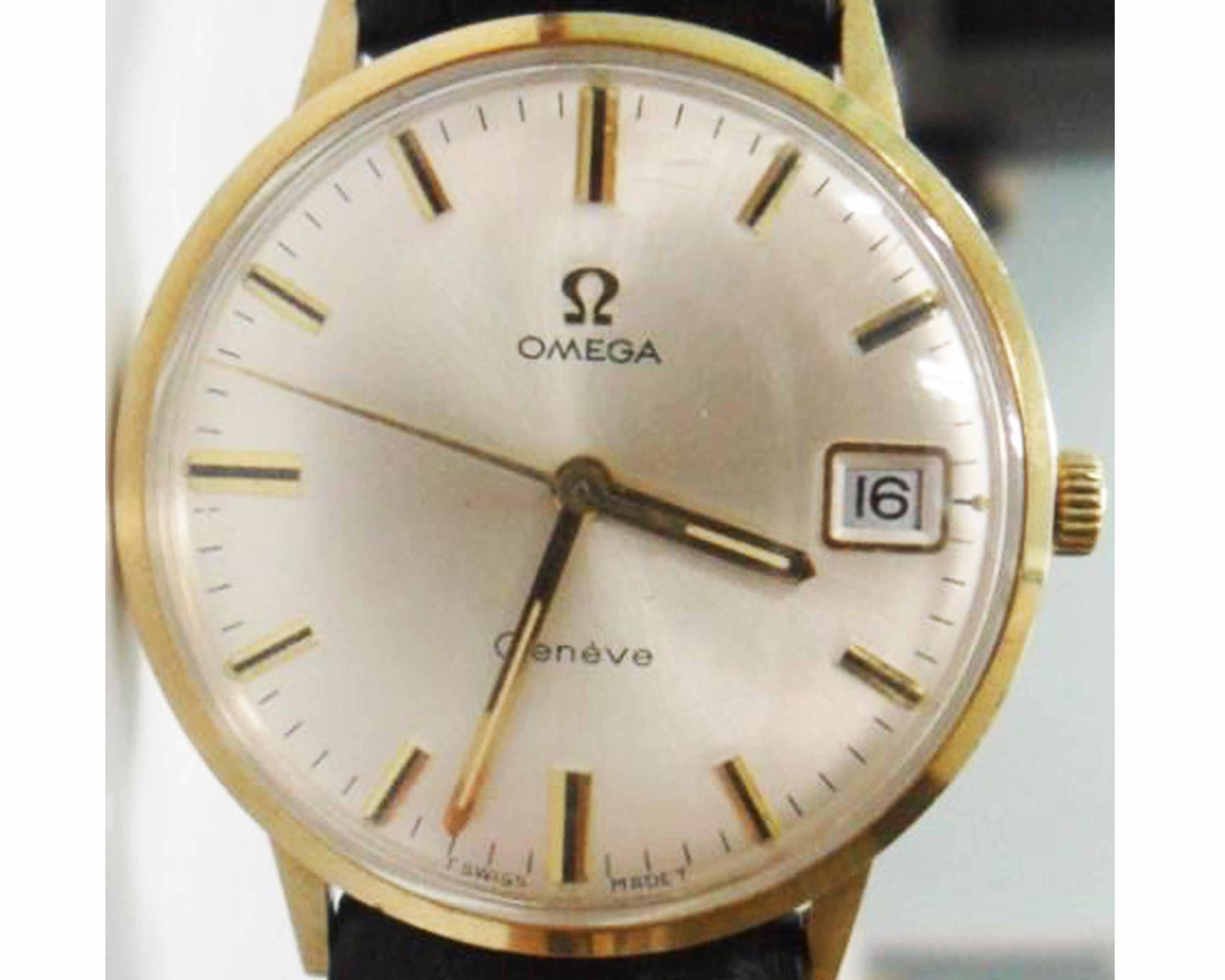 ขายOMEGA ตัวเรือนทองคำ14K ไขลาน สภาพใสๆ(ปรับราคาลงครับ) รูปที่ 1