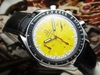 รูปย่อ ขายแล้วครับ (ปรับราคาขายด่วนๆ36,500บาท)ขาย Omega Speedmaster Schumacher Automatic Chronograph Yellow สายหนัง (โทรมาก่อนได้ก่อนครับ) รูปที่2
