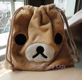 ถุงรูดกำมะหยี่ ลาย rilakkuma สุดน่ารัก 