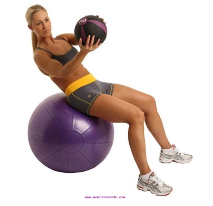 medicine ball -2lb1KG บอลออกกำลังกายแบบมีน้ำหนัก PR-289 รูปที่ 1