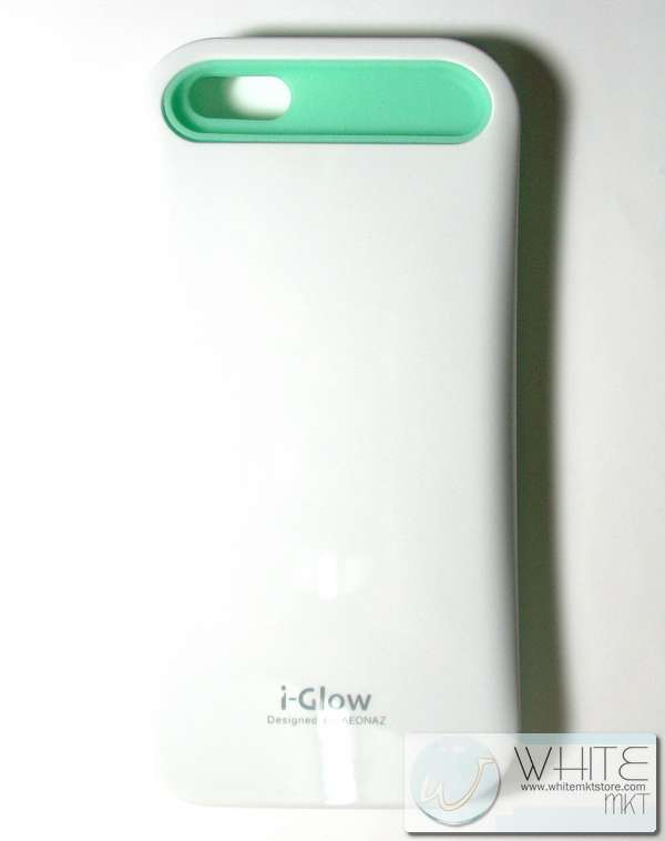 Case i-Glow เรืองแสงได้ในที่มืด สีขาว for iPhone5  รูปที่ 1