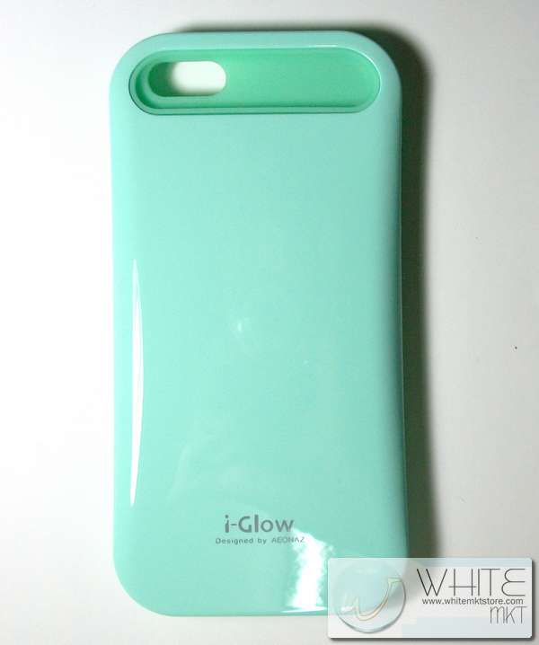 Case i-Glow เรืองแสงได้ในที่มืด สีเขียวอ่อน for iPhone5 (IP5022) รูปที่ 1