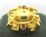 รูปย่อ แหวนทองคำ ฝังมรกต โคลัมเบีย งานเก่า นน. 10.10 g รูปที่5