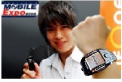 Mobile Watch นาฬิกาโทรศัพท์ นาฬิกาLED รูปที่ 1