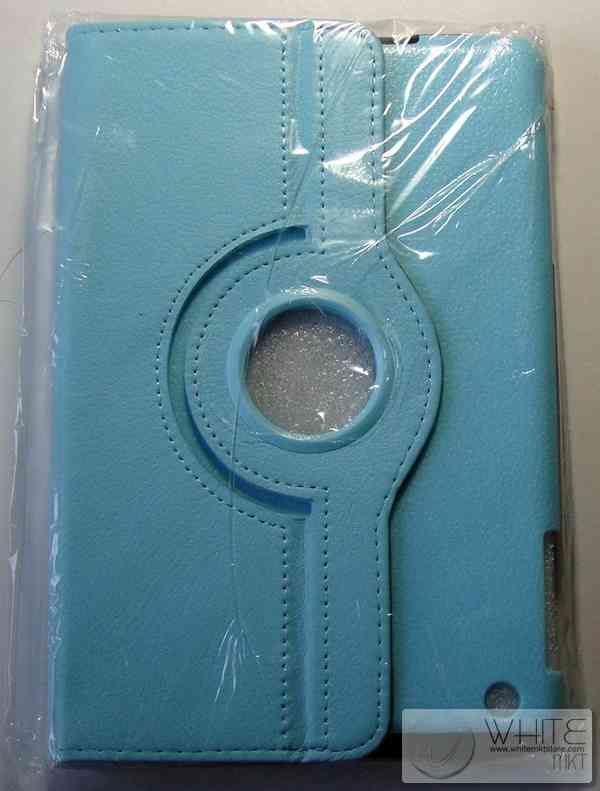 Case แบบข้างหลังหมุนได้ สีฟ้า  For iPad Mini  (IPM004) รูปที่ 1