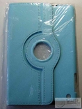 Case แบบข้างหลังหมุนได้ สีฟ้า  For iPad Mini  (IPM004)
