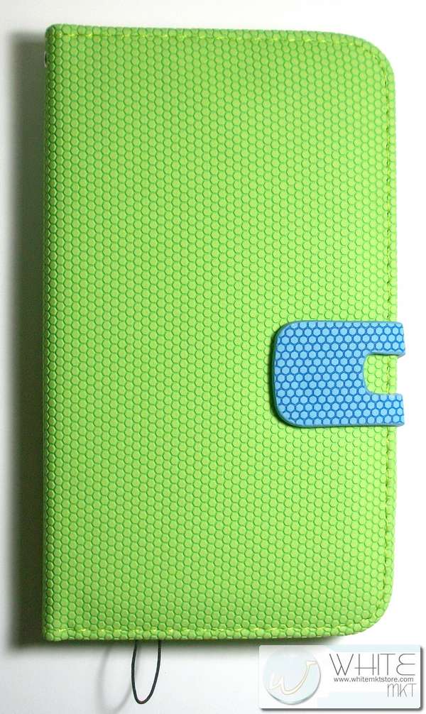 Case with Stand สีเขียว For Samsung galaxy Note 2 (N7100) (SP012) รูปที่ 1
