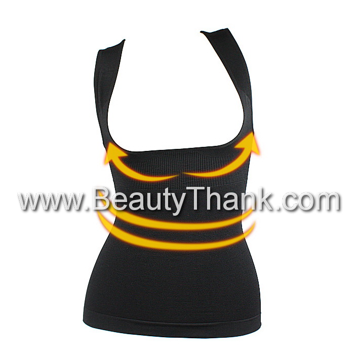เสื้อกล้ามกระชับสัดส่วน คอเว้า Feeling Touch  รูปที่ 3