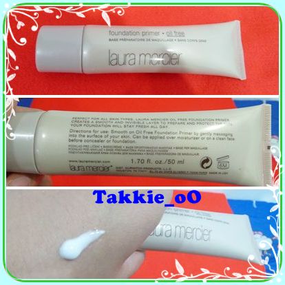 ขายจ้า!! laura mercier foundation primer สูตร oil free 50 ml.มีหลายหลอดใช้ไม่ทันแล้วจ้าู^^ รูปที่ 1