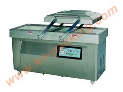 เครื่องซีลและแพ็คสูญญากาศแบบสองหลุม/Double-chamber Vacuum packing machine รูปที่ 1