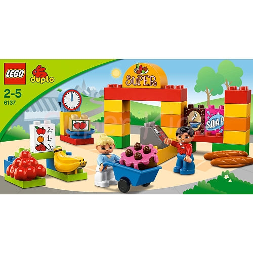 ตัวต่อเลโก้ LEGO DUPLO My First Supermarket (38 pcs) 6137  รูปที่ 1