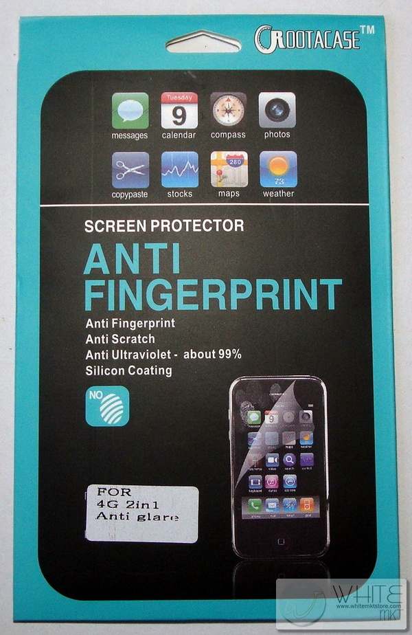 ฟิล์มกันรอย แบบด้าน (Anti Glare) For iPhone4, iPhone4S (MSP005) รูปที่ 1