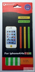 แถบสีติดด้านข้าง สีเขียว for iPhone4S (MSP022)