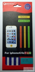 แถบสีติดด้านข้าง สีน้ำเงิน for iPhone4S (MSP018)