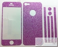 ฟิล์มกันรอยแฟชั่น รอบเครื่อง กากเพชรสีชมพู for iPhone4S/4S (MSP042)