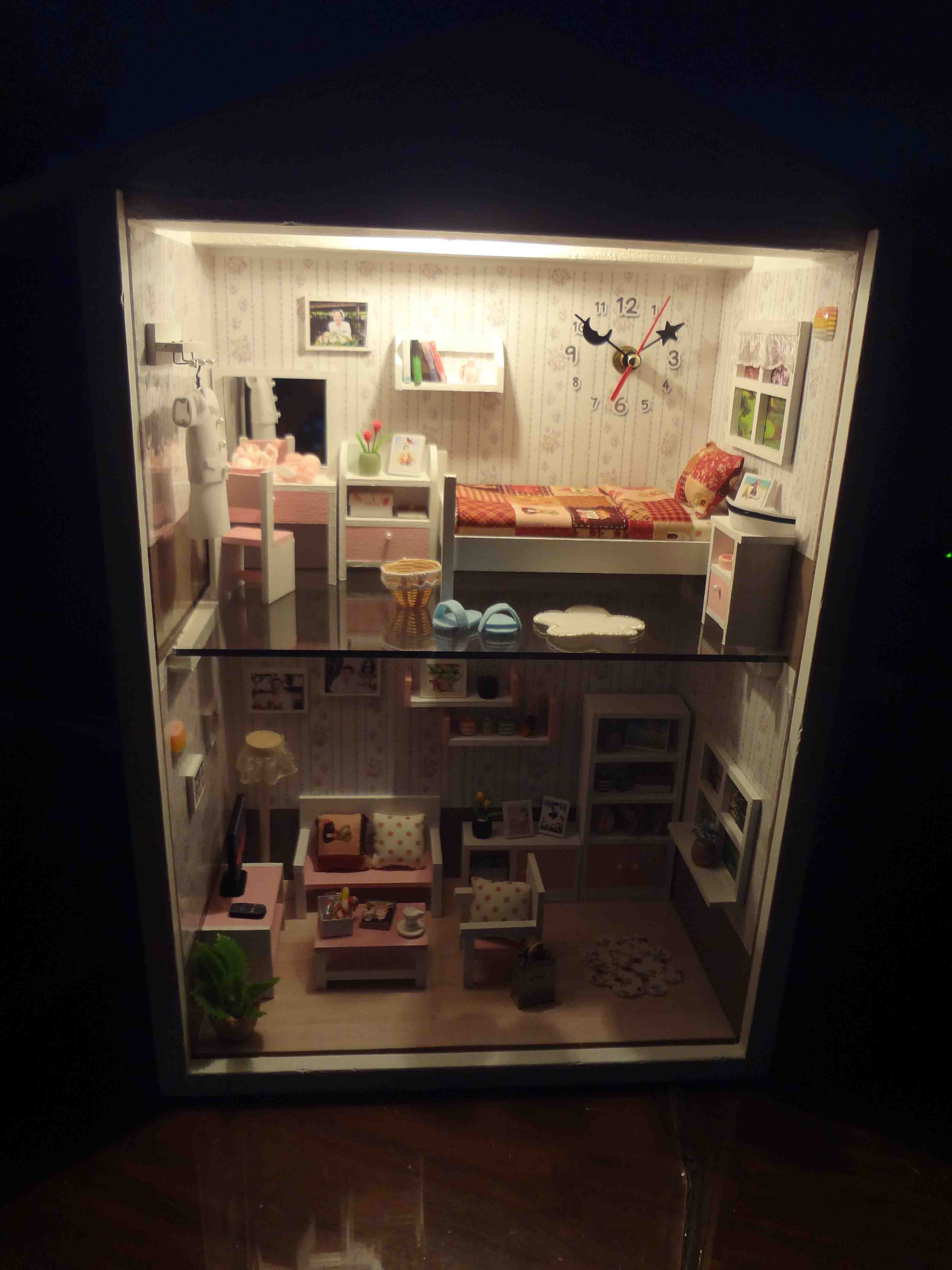 บ้านตุ๊กตา โคมไฟบ้านตุ๊กตา รูปที่ 5