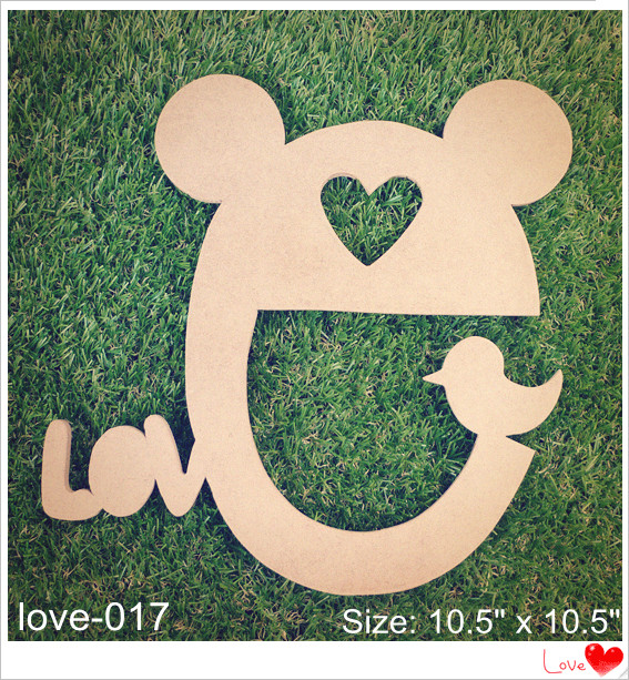 MDF LOVE ที่แขวนกุญแจน่ารัก love 120 บ. รูปที่ 6