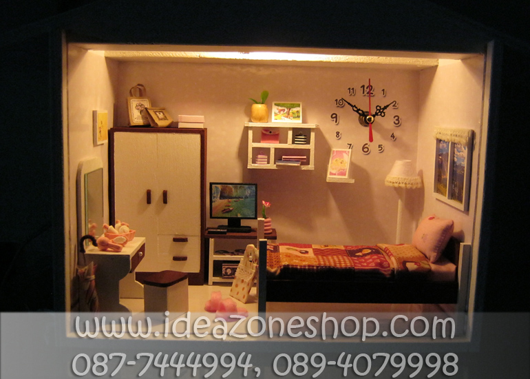 บ้านตุ๊กตา โคมไฟบ้านตุ๊กตา รูปที่ 2