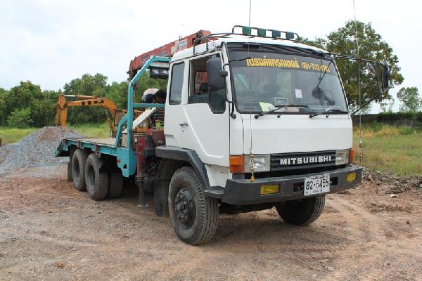 ขายรถบรรทุกท้ายเป็ด MITSUBISHI FUSO 195HP ติดเครน 3 ตัน รูปที่ 1