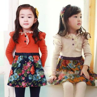 ชุดเดรสเด็กระบายสีแดง พร้อมหมวก รูปที่ 7