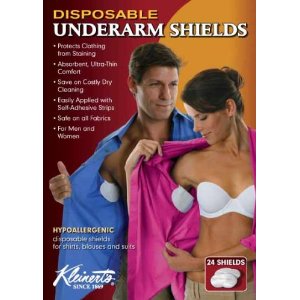 Disposable underarm shields แผ่นกำจัดเหงื่อ แก้รักแร้เปียก  รูปที่ 1