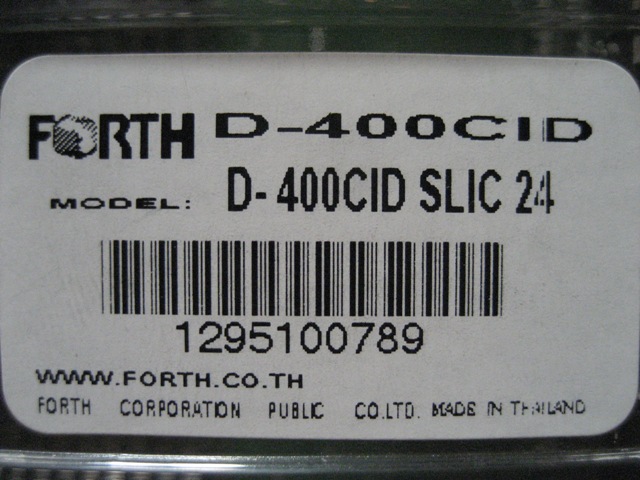 CARD FORTH D-400 SLC24 Pot รูปที่ 3