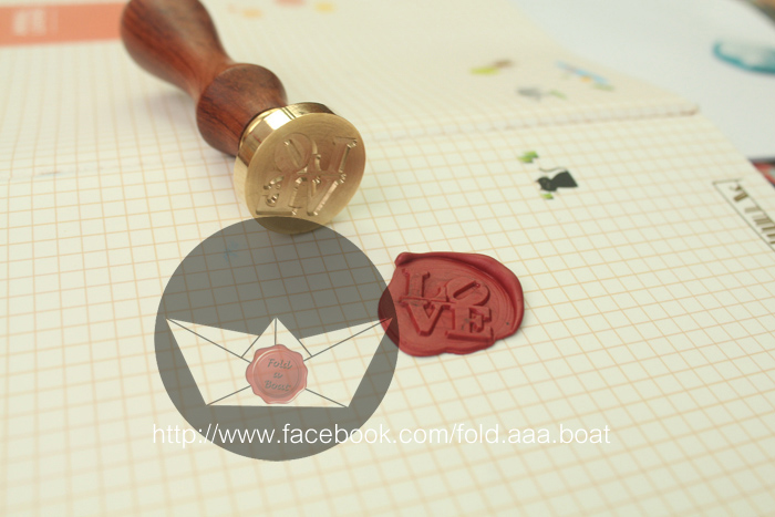 ตราประทับ wax seal stamp สำหรับผนึกซองจดหมาย การ์ดแต่งงาน รูปที่ 4
