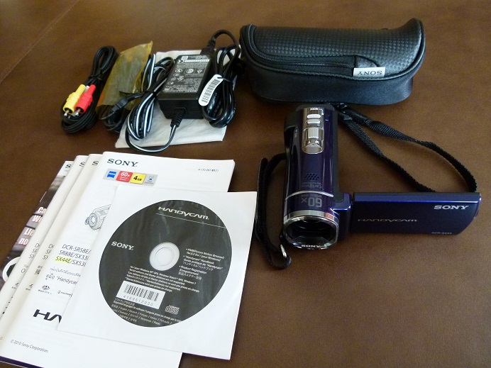 ขายกล้อง VDO Sony Handycam DCR-SX44E สีน้ำเงิน สภาพกิ๊ก 5,500 บาท รูปที่ 1