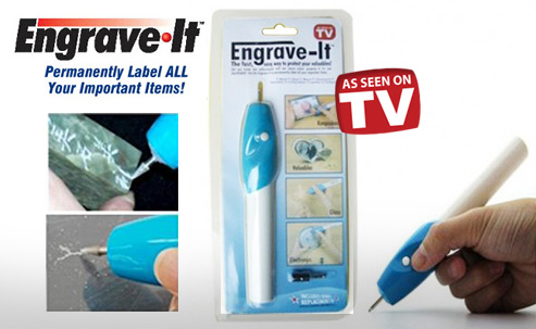 Engrave-It As seen on TV ปากกาสลักชื่อและเขียนข้อความ รูปที่ 1