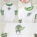รูปย่อ บอดี้สูท (Bodysuit) แบรนด์ Gymboree สีขาวลายเชอร์รี่แดง รูปที่4