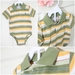 รูปย่อ บอดี้สูท (Bodysuit) แบรนด์ Gymboree สีขาวลายเชอร์รี่แดง รูปที่2