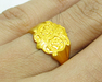 รูปย่อ แหวนทอง 100 ลายลูกท้อ อักษรจีน นน. 3.75 g รูปที่3