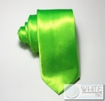 เนคไท ผ้ามันผิวเรียบ สีเขียวเลมอน หน้ากว้าง 2 นิ้ว (NT045) by WhiteMKT