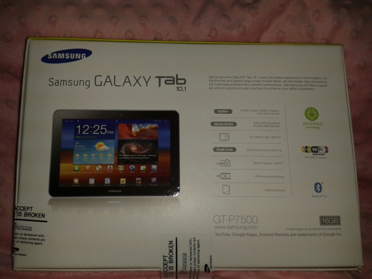 ขาย Samsung Galaxy Tab 10.1 GT-P7500 (16 GB.) รูปที่ 1