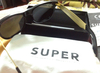 รูปย่อ ขาย super basic francis black/yellow gold 202 sunglasses มือสองคะ รูปที่2