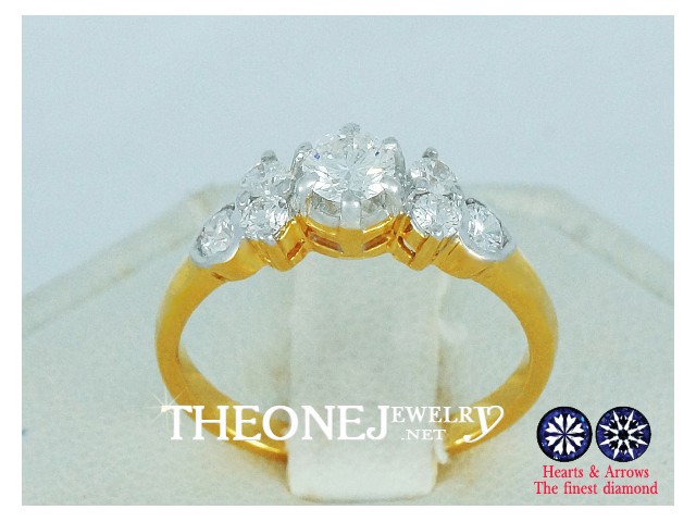 แหวนเพชร แหวนแต่งงาน แหวนหมั้น เพชรเบลเยี่ยมคัท ราคาถูก คุณภาพมาตรฐาน รูปที่ 1