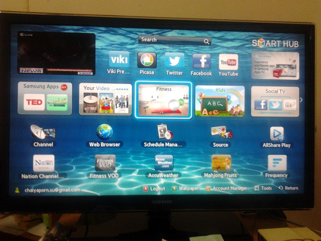 ขาย Samsung Smart TV LEDTV 32 series 4 (สภาพสวยมาก ขายยกกล่อง) รูปที่ 1