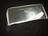 รูปย่อ กระเป๋าใส่เงินแบรนด์หรู Victoria's Secret ของแท้นำเข้าจากอเมริการาคาถูก สี Metallic  ORGANIZER Zip-Around Size: 8" x 4" x 3/4" มีช่อง รูปที่1