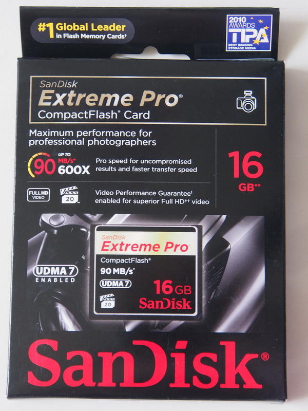ขาย Sandisk Extreme PRO 90MB/s 600x Compact Flash CF Memory Card CompactFlash 16GB รูปที่ 1