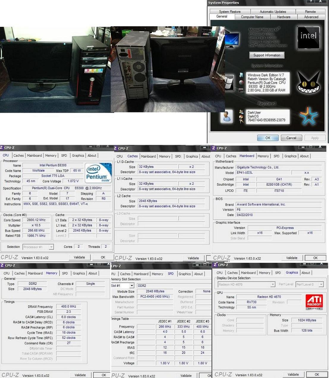ขายคอมมือสองมี 2สเปคครับทั้งชุด6000บ. CPU Athlone64 X2 4200+กับ E6300 จอซัมซุงLCD 23นิ้ว รูปที่ 2