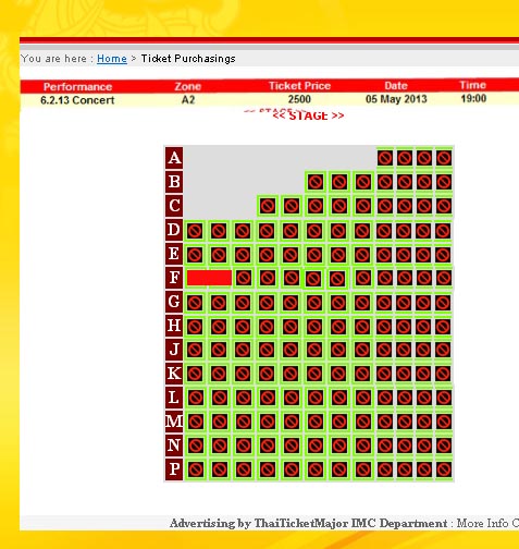 ขายบัตร 6-2-13 สองใบสุดท้ายละคะ ที่นั่งดีมากคลิ๊กดูภาพได้คะเป็นบัตรแข็งหมดทุกใบแล้ว มีประกันที่นั่งให้ด้วยคะ รอบวันอาทิตย์ 5 May 2013 19.00 คะ รูปที่ 2