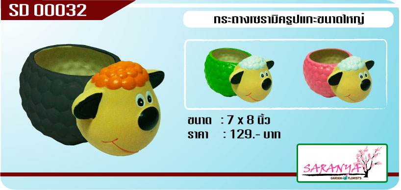 จำหน่ายกระถางต้นไม้เซรามิกเพ้นท์ลาย คุณภาพดีมีหลายแบบหลายขนาดให้เลือก รูปที่ 5