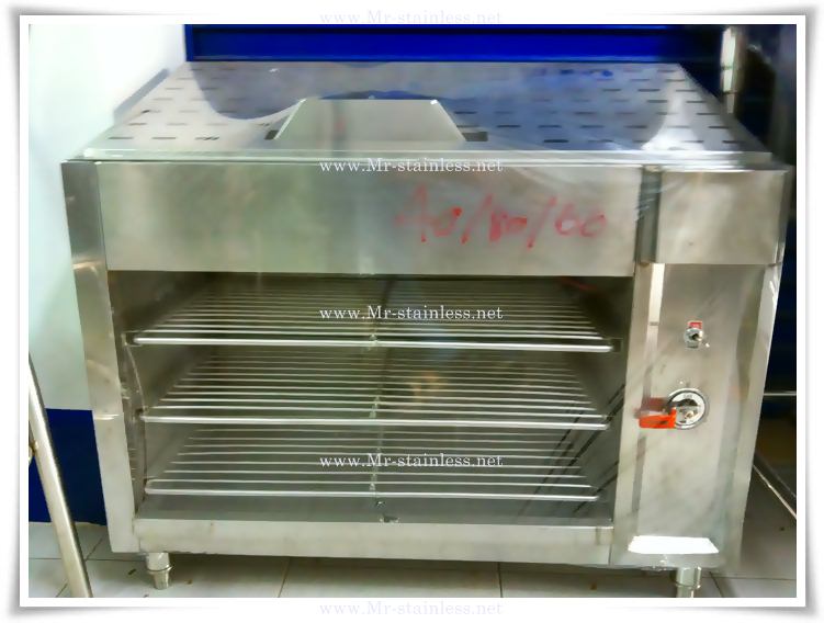 Mr.stainless , เครื่องครัวสแตนเลส , เตาย่างไร้ควัน , เตาย่างปลาซาบะ , เตาย่างคอหมูย่าง รูปที่ 5
