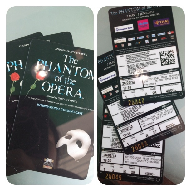 ขายบัตร Phantom of the Opera ที่นั่งหน้าเวที ราคาพิเศษจ้า รูปที่ 1