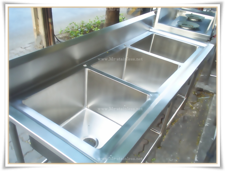 MR. stainless , ขายซิ้งค์ล้างแก้ว , ซิ้งค์ล้างมือ , อ่างซิ้งล้างผัก , ซิงค์ภัตตาคาร , ซิ้งค์ร้านอาหาร รูปที่ 7