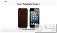 Case kajsa Resort Collection (Sheep Leather) สีน้ำตาล for iPhone5 (IP5055)