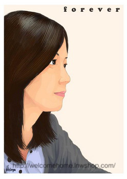 ภาพวาดอาร์ตๆ ภาพติดผนังแบบ Portrait จากร้าน Welcome Home ครับ  รูปที่ 3