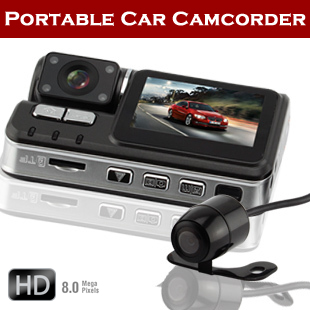 กล้องติดรถยนต์ Portable Car Camcorder ใช้บันทึกภาพเหตุการณ์ในขณะขับขี่รถยนต์ รูปที่ 1