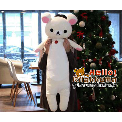ขายหมอนข้างตุ๊กตาหมีริลัคคุมะ Rilakkuma 1เมตร ราคาถูก กอดสนุก รูปที่ 4